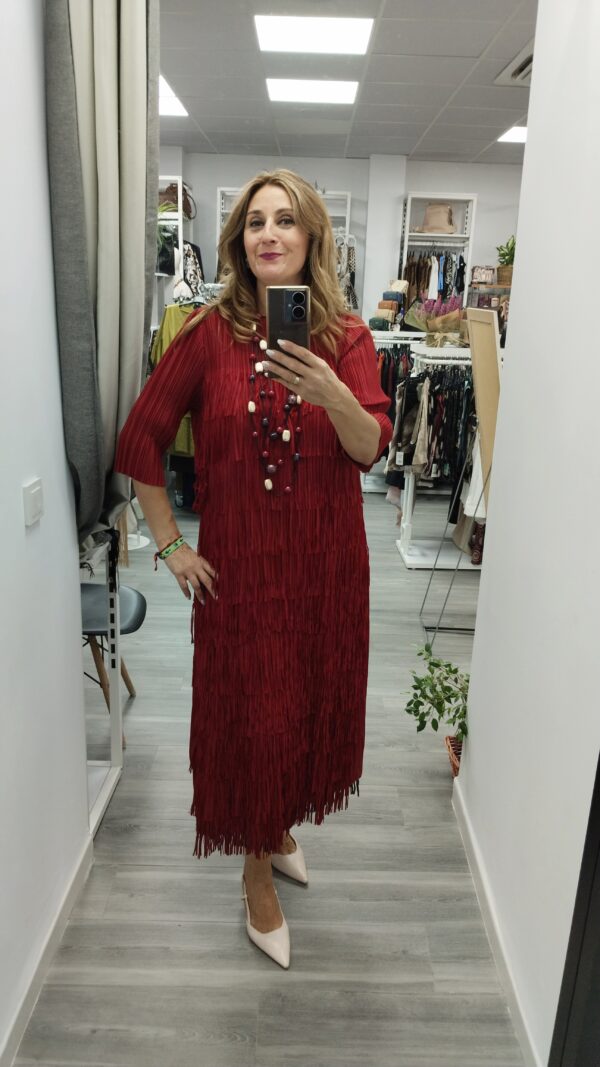 Vestido-Flecos - Imagen 3