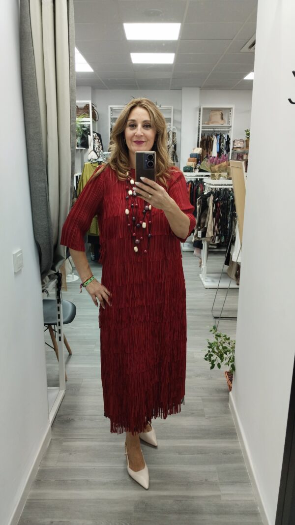 Vestido-Flecos - Imagen 2