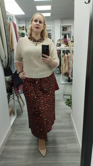 Falda-Animal print