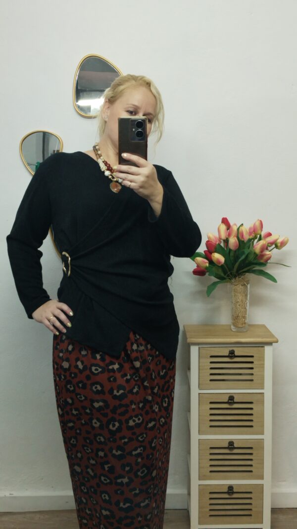 Falda-Tul leopardo curvy - Imagen 5