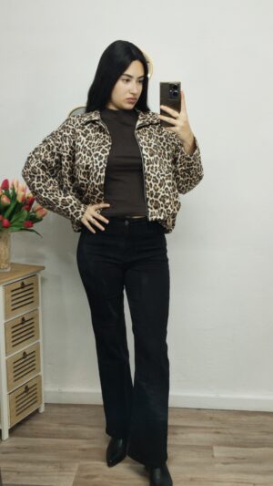 Chaqueta-Bomber leo