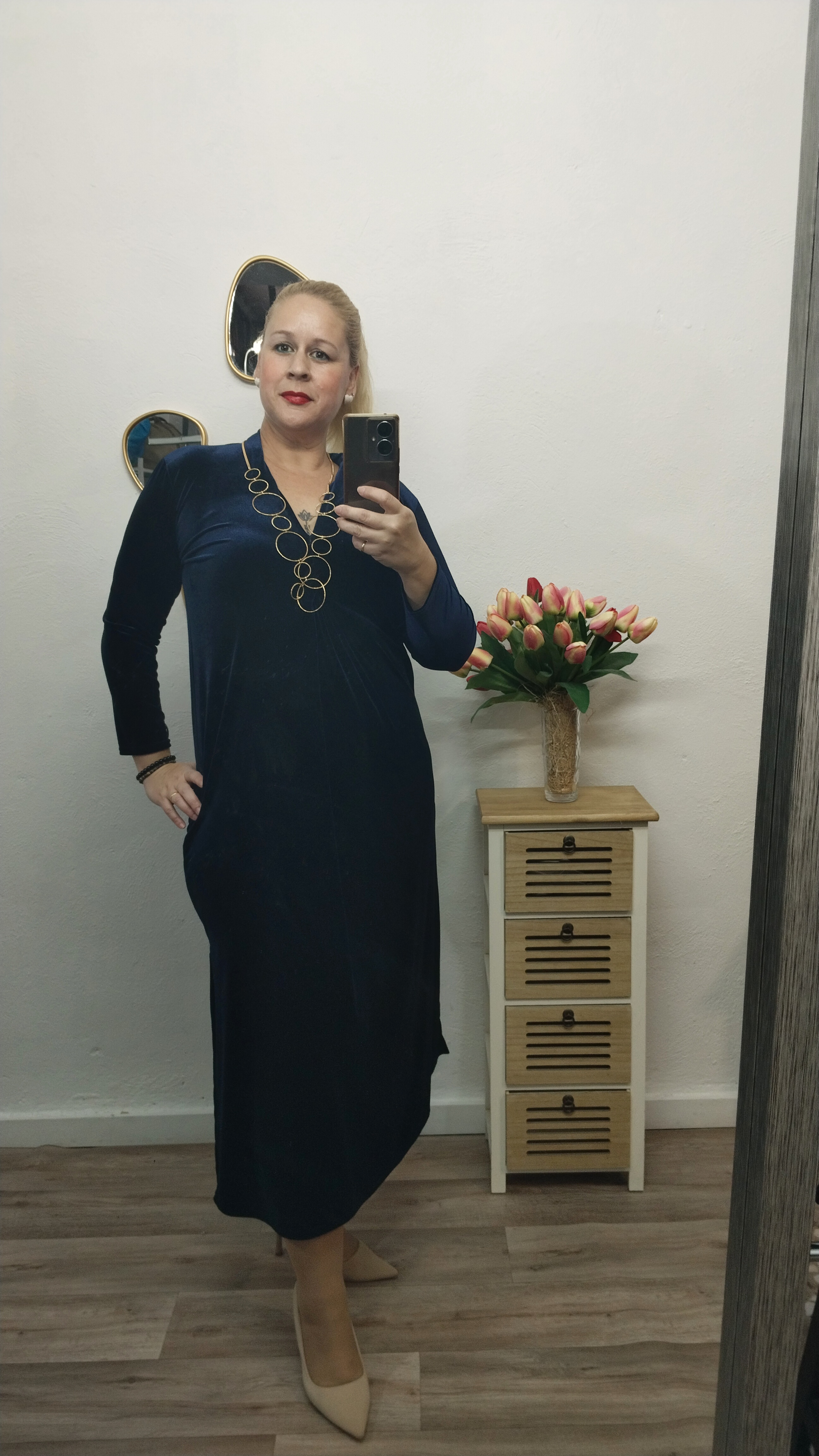 Vestido-Terciopelo lirio - Imagen 5