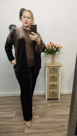 kimono-Terciopelo Ambar Curvy